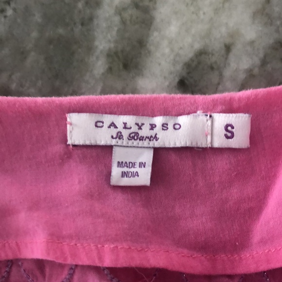 Calypso St.Barth Bathing Suit Cover Up Size Small - Picture 4 of 6